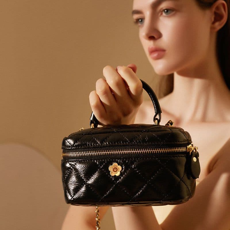 image-Rhombus Chain Bag High-grade Western Style Crossbody Women's Bag
