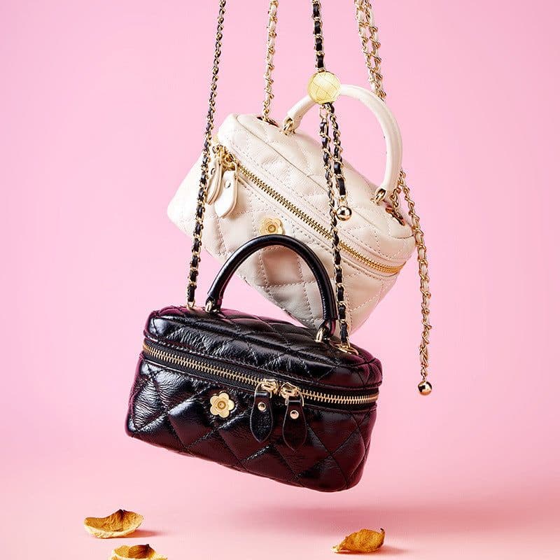 image-Rhombus Chain Bag High-grade Western Style Crossbody Women's Bag