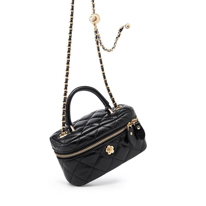 image-Rhombus Chain Bag High-grade Western Style Crossbody Women's Bag