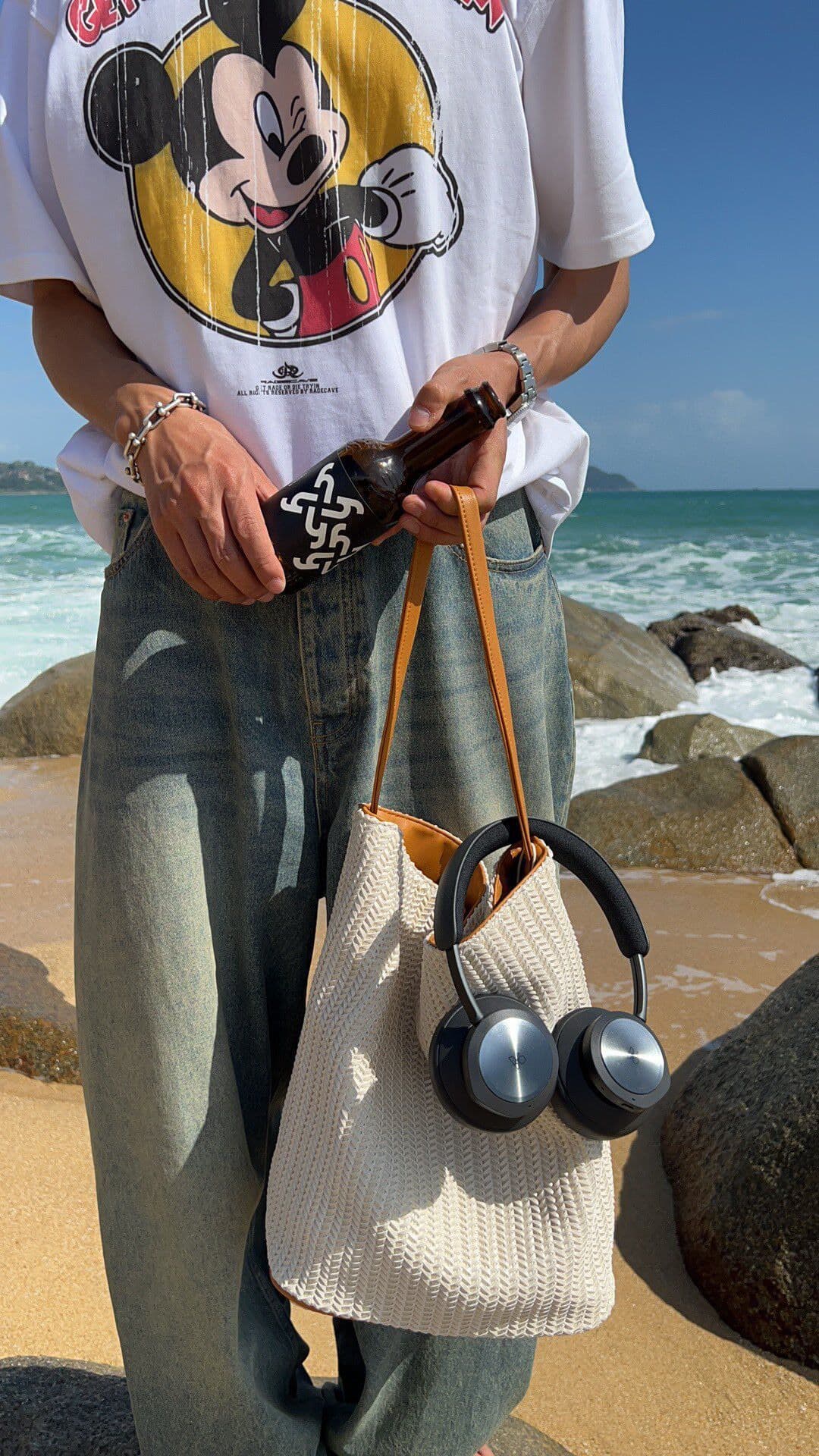 image-Fashion Simple One Shoulder Combination Bags Large Capacity Commuter