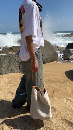 image-Fashion Simple One Shoulder Combination Bags Large Capacity Commuter