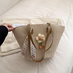 image-Summer Popular Mori Style Simple Large Capacity Bag For Women