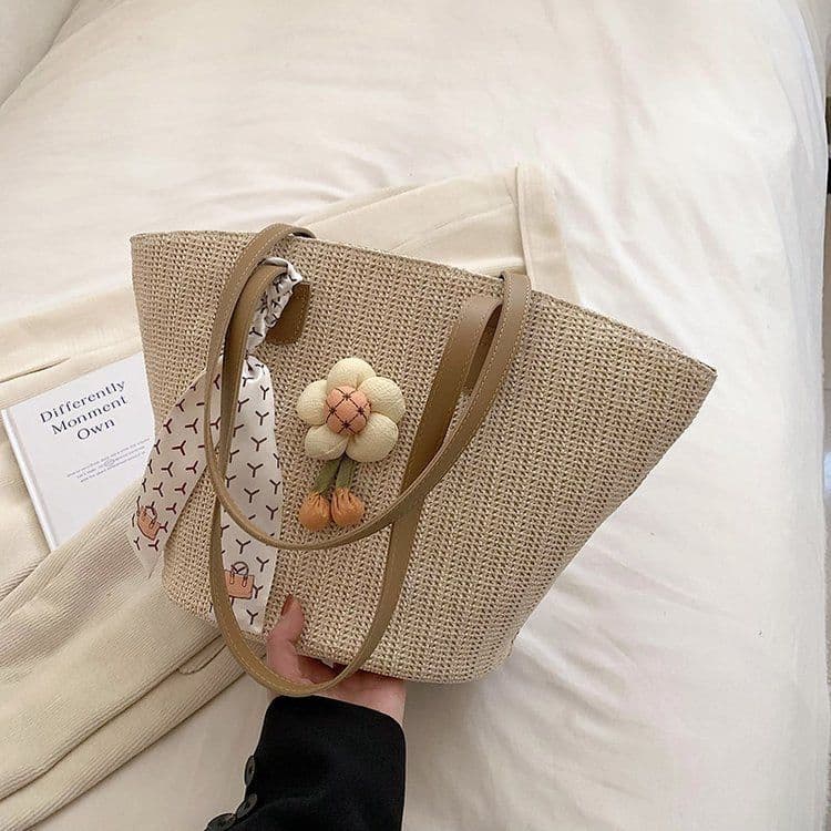 image-Summer Popular Mori Style Simple Large Capacity Bag For Women