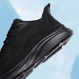 image-Men's Lace-up Running Shoes Mesh Lightweight Breathable Comfortable Sneakers