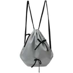 image-Silk Bow Drawstring Backpack Women's Cloth Bags
