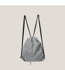 image-Silk Bow Drawstring Backpack Women's Cloth Bags