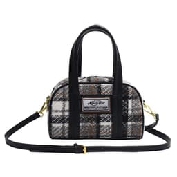 image-Women's Fashion Casual Houndstooth Shoulder Messenger Bag