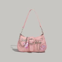 image-New Special-interest Design Laser Love Underarm Y2g Crossbody Bag