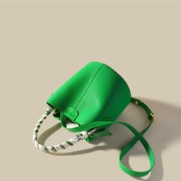 image-Genuine Leather Advanced Texture Bucket Bags Women