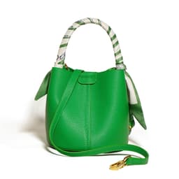 image-Genuine Leather Advanced Texture Bucket Bags Women