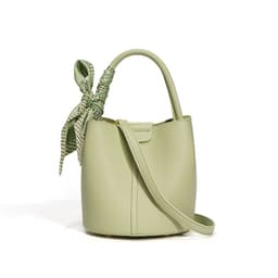 image-Genuine Leather Advanced Texture Bucket Bags Women