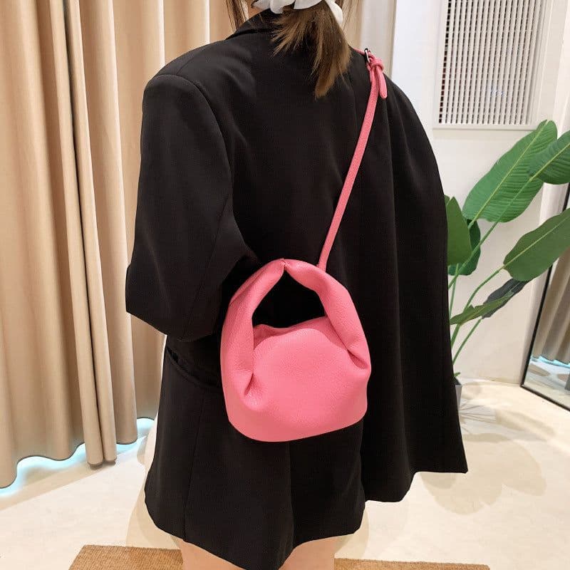 image-High-grade Crossbody Portable Pleated Cloud Bag For Women
