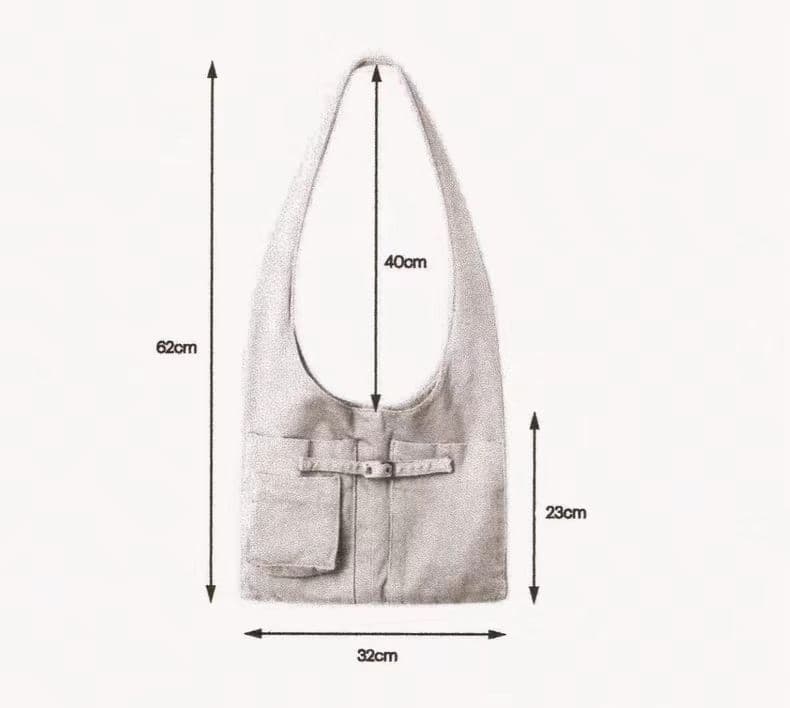image-Niche Multi-pocket Crossbody Design Outer Casual Shoulder Bag