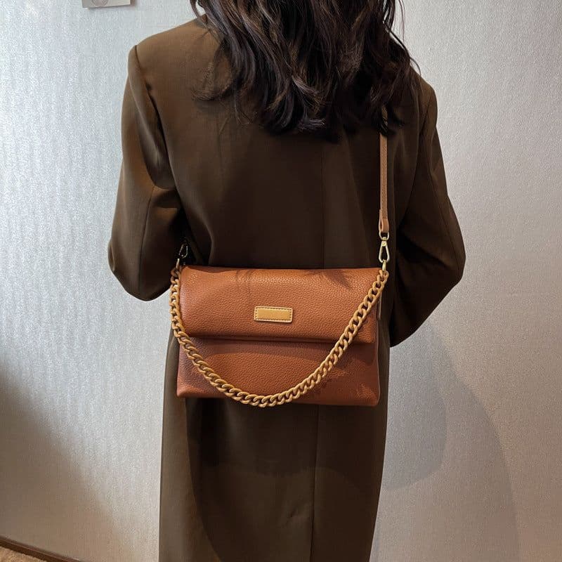 image-Fashion Chain PU Simple Women's Bag