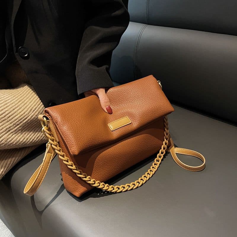 image-Fashion Chain PU Simple Women's Bag
