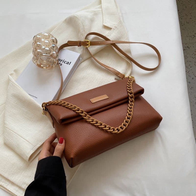 image-Fashion Chain PU Simple Women's Bag