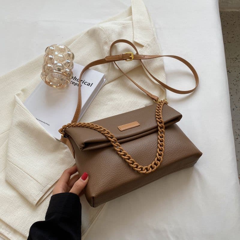 image-Fashion Chain PU Simple Women's Bag