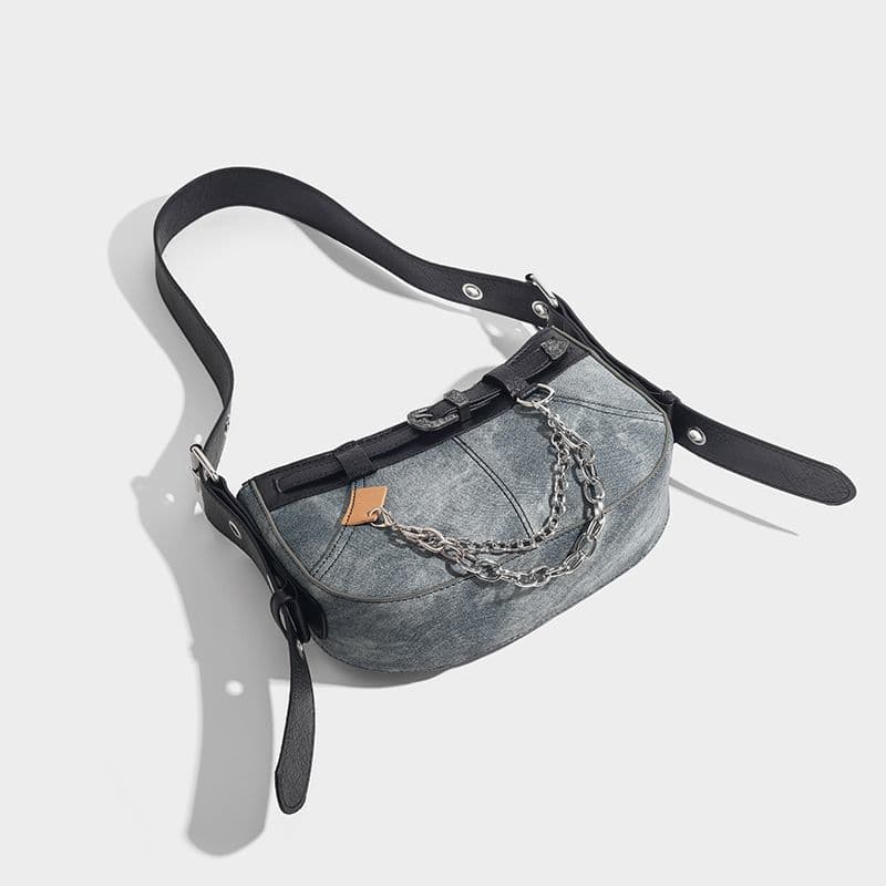 image-Sweet Cool Hot Girl Denim Underarm Bag