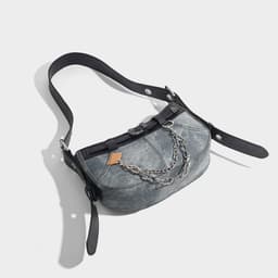 image-Sweet Cool Hot Girl Denim Underarm Bag