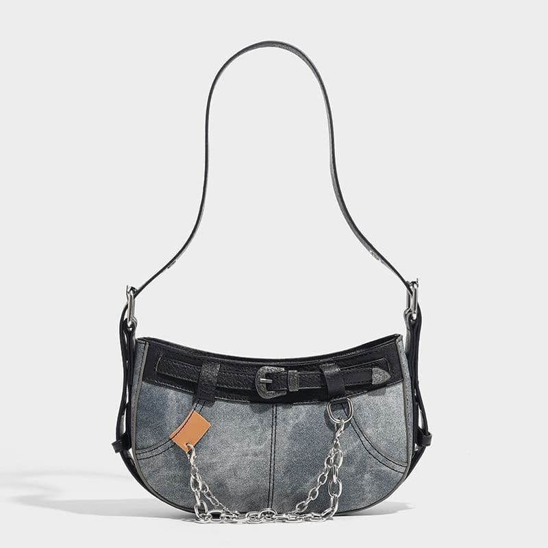 image-Sweet Cool Hot Girl Denim Underarm Bag