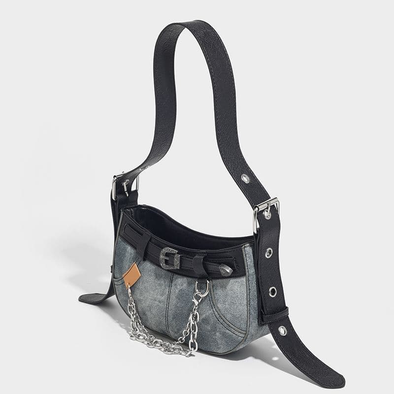 image-Sweet Cool Hot Girl Denim Underarm Bag