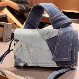 image-All-matching Jeans Stitching Crossbody Bag For Women