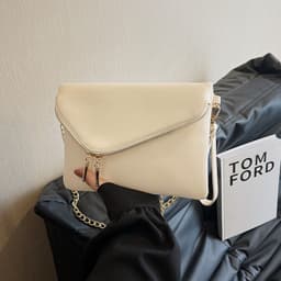 image-Chain One Shoulder Zipper New Bag For Women