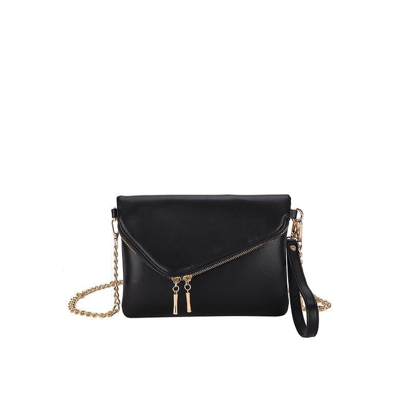 image-Chain One Shoulder Zipper New Bag For Women