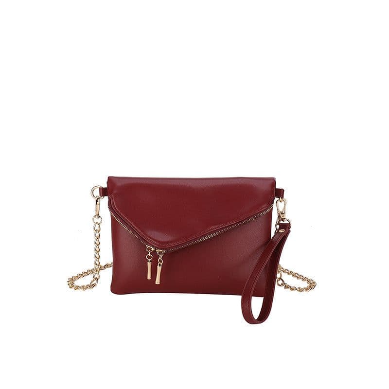 image-Chain One Shoulder Zipper New Bag For Women