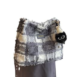 image-Fashion All-match One-shoulder Tote Bucket Bag