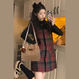 image-Fashion All-match One-shoulder Tote Bucket Bag
