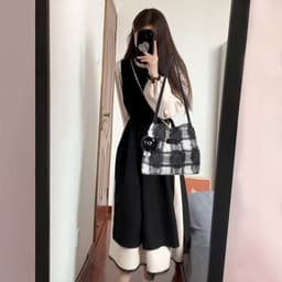 image-Fashion All-match One-shoulder Tote Bucket Bag