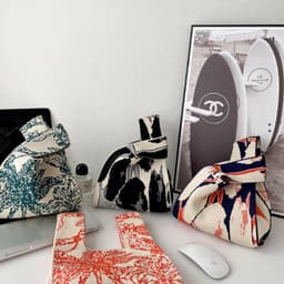 image-Korean Style All-match Knitted Tote Bag Retro