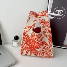 image-Korean Style All-match Knitted Tote Bag Retro