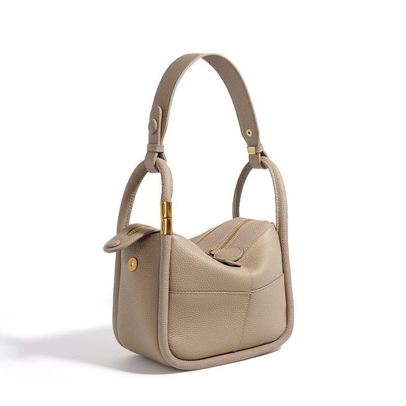 image-New One-shoulder Elegant Handbag For Women First Layer Cowhide Bag All-matching Women