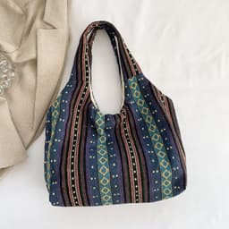 image-Simple Handbag Commuter Large Capacity Retro Personality Underarm Bag