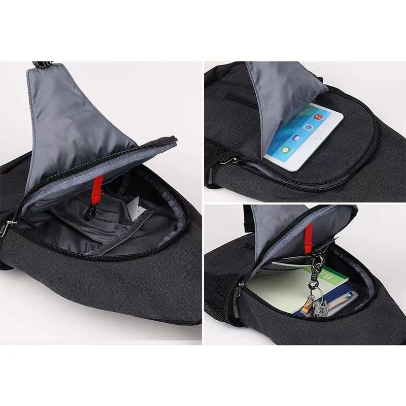 image-Fashion Men's And Women's Household Lightweight Shoulder Bag
