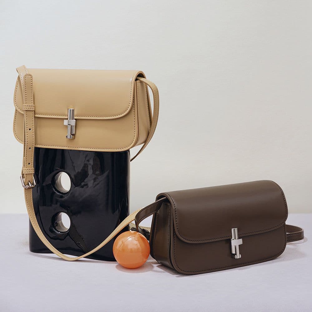 image-All-matching Genuine Leather Crossbody Bag For Women