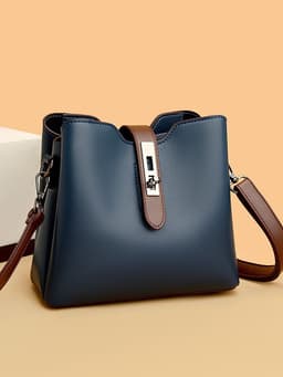 image-New Fashion All-matching Soft Leather Mother Bag