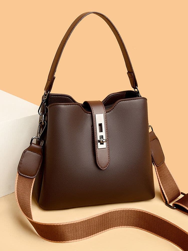 image-New Fashion All-matching Soft Leather Mother Bag