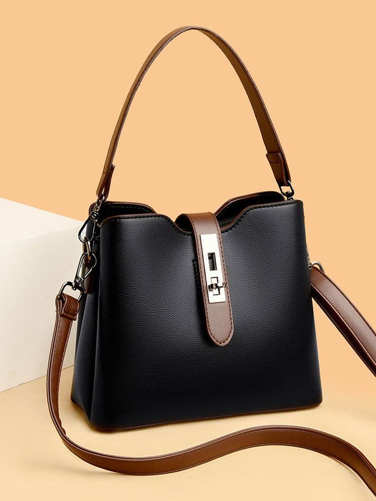 image-New Fashion All-matching Soft Leather Mother Bag