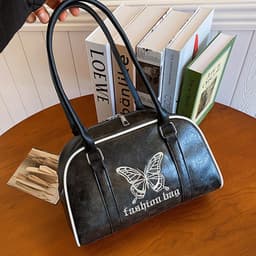 image-Simple Korean Style Large Capacity One Shoulder Underarm Bag Women