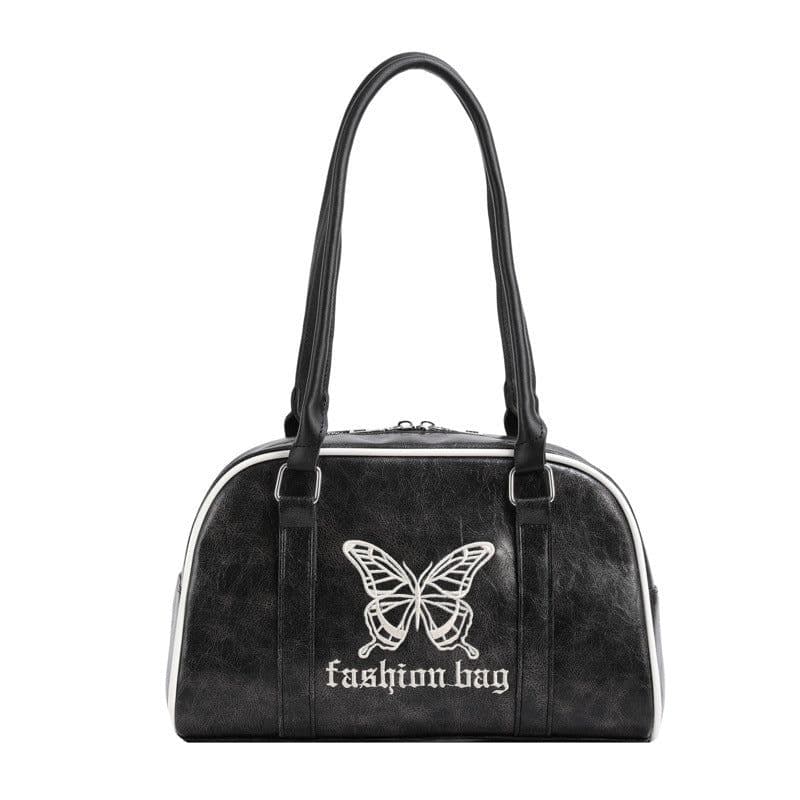image-Simple Korean Style Large Capacity One Shoulder Underarm Bag Women