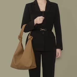 image-Soft Leather Tote Big Bag Fashion Simple Shoulder Bag