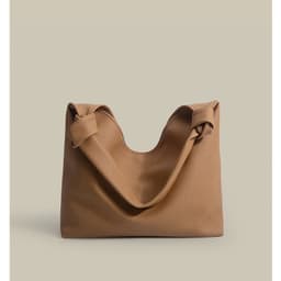 image-Soft Leather Tote Big Bag Fashion Simple Shoulder Bag