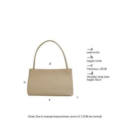 image-High-end New Retro Baguette Handbag
