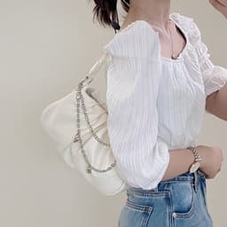 image-Women's Commute Minimalist Versatile Handheld New Niche Fang Yun Bag