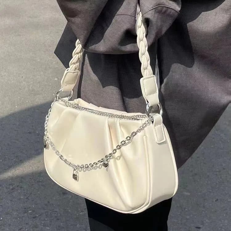 image-Women's Commute Minimalist Versatile Handheld New Niche Fang Yun Bag