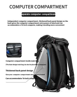 image-Travel Large Capacity Lightweight Outdoor Hiking Hiking Backpack