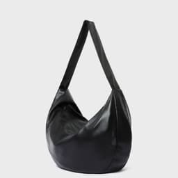 image-Casual Soft Leather Large Capacity Shoulder Crossbody Tote Bag